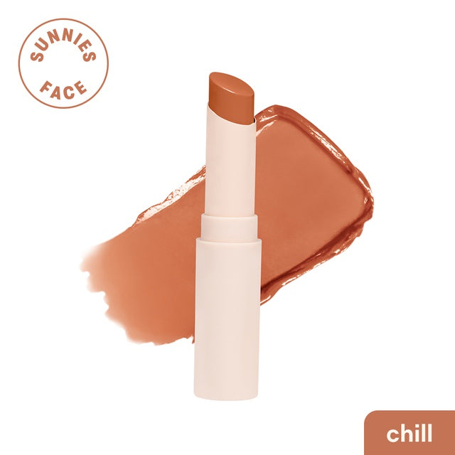 Sunnies Face Lip Treat - Moisturizing Tinted Lip Balm (Chill)