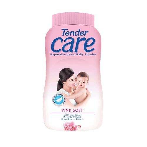 Tender Care Pink Soft Hypo-Allergenic Baby Powder 100g