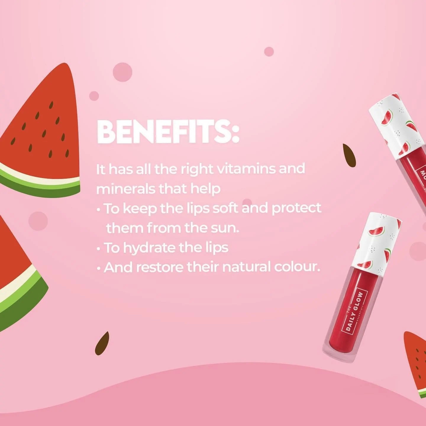 The Daily Glow Watermelon Lip Oil