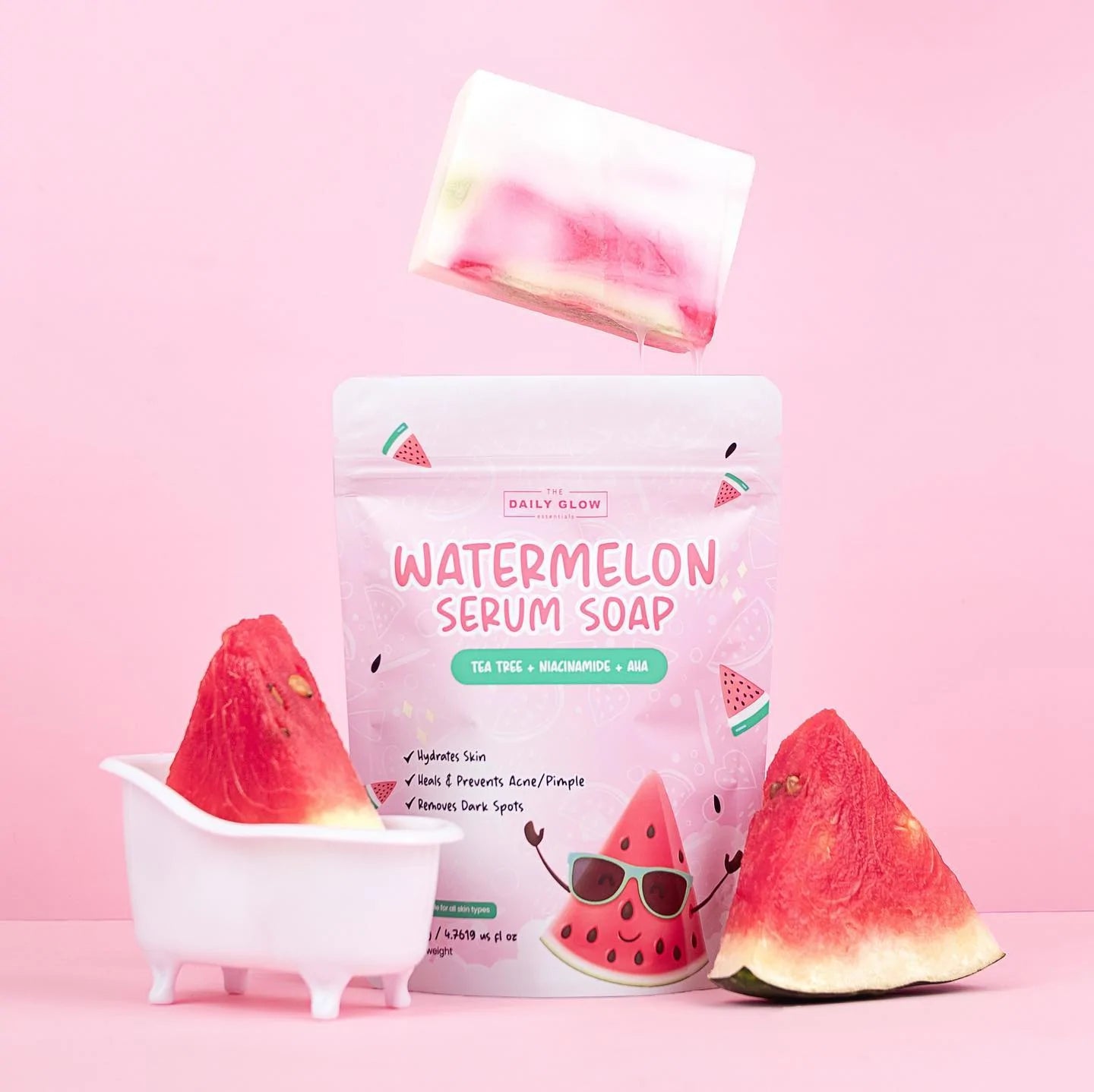 The Daily Glow Watermelon Serum Soap 135g