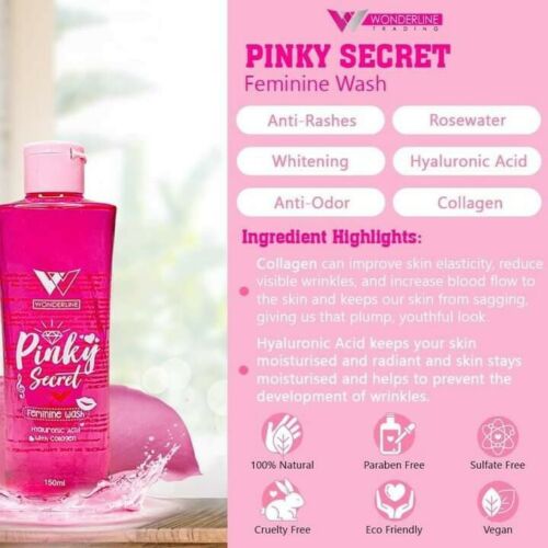 Wonderline Pinky Secret Feminine Wash 150mL