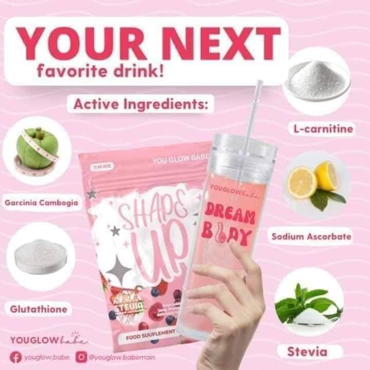 You Glow Babe Shape Up Slimming Juice with Glutathione and Vitamin C 150g.jpg