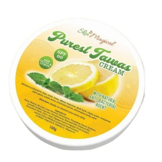 Skin Magical Purest Tawas Cream (with Gluta & Lemon) SPF60 100g