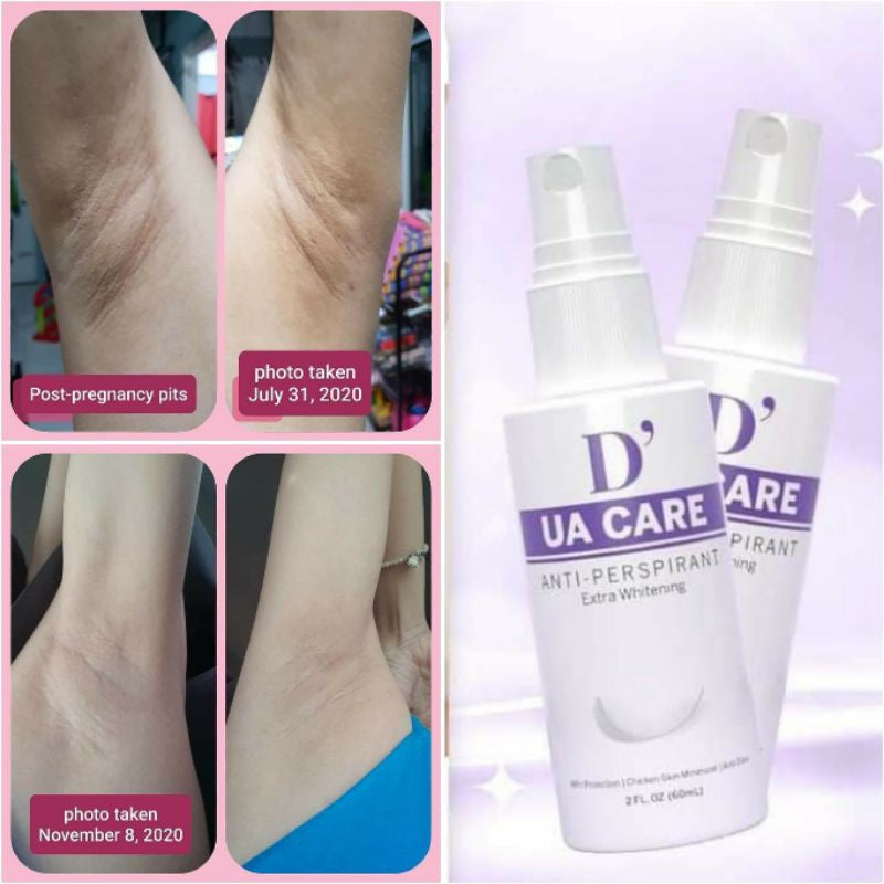 D' UA Care Extra Whitening Anti-Perspirant Spray 60mL