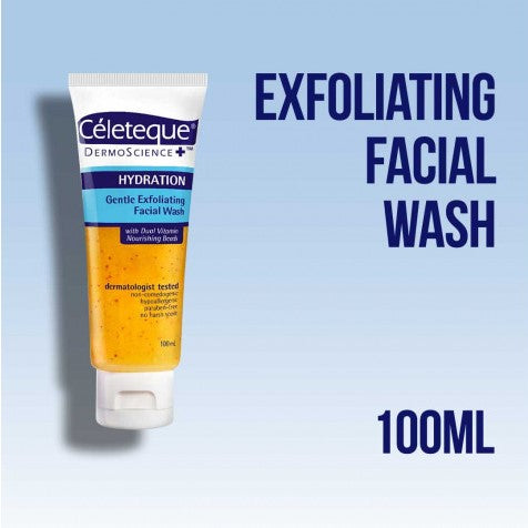 Celeteque Hydration Gentle Exfoliating Facial Wash 100mL