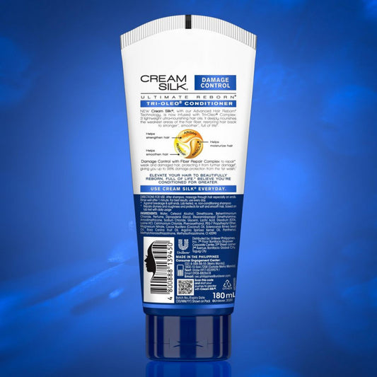 Cream Silk Ultimate Reborn Damage Control Tri-Oleo Conditioner 180mL