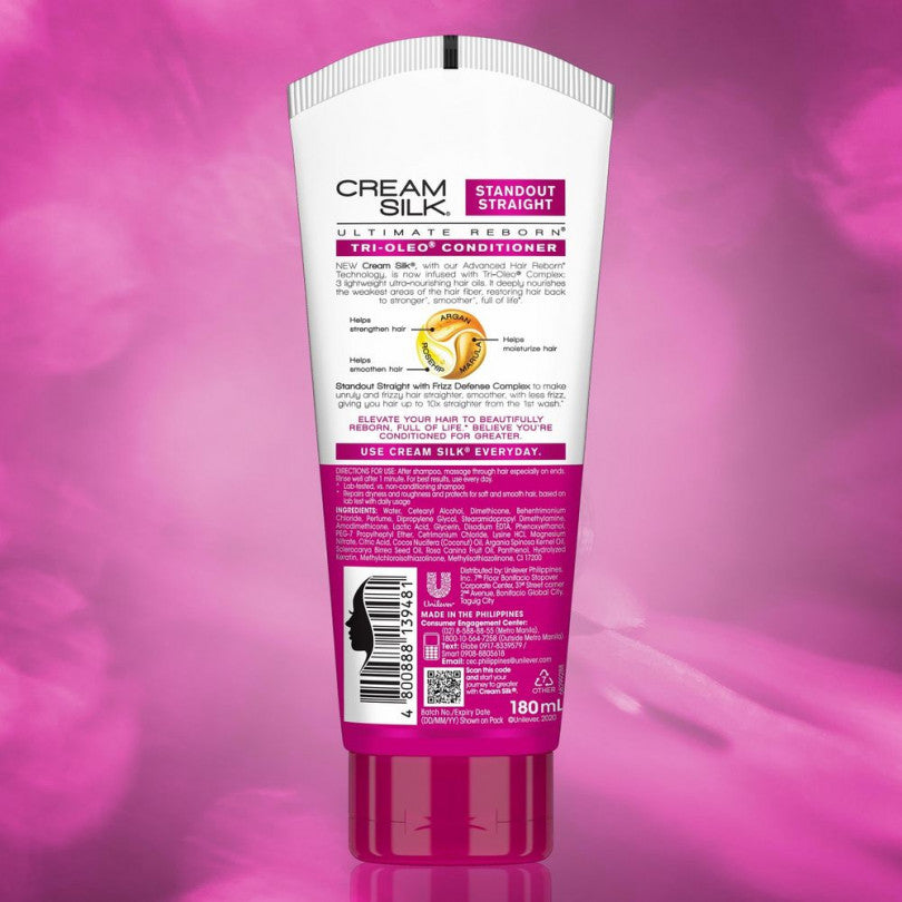 CREAMSILK Ultimate Reborn Tri-Oleo Conditioner (Standout Straight) 180ml