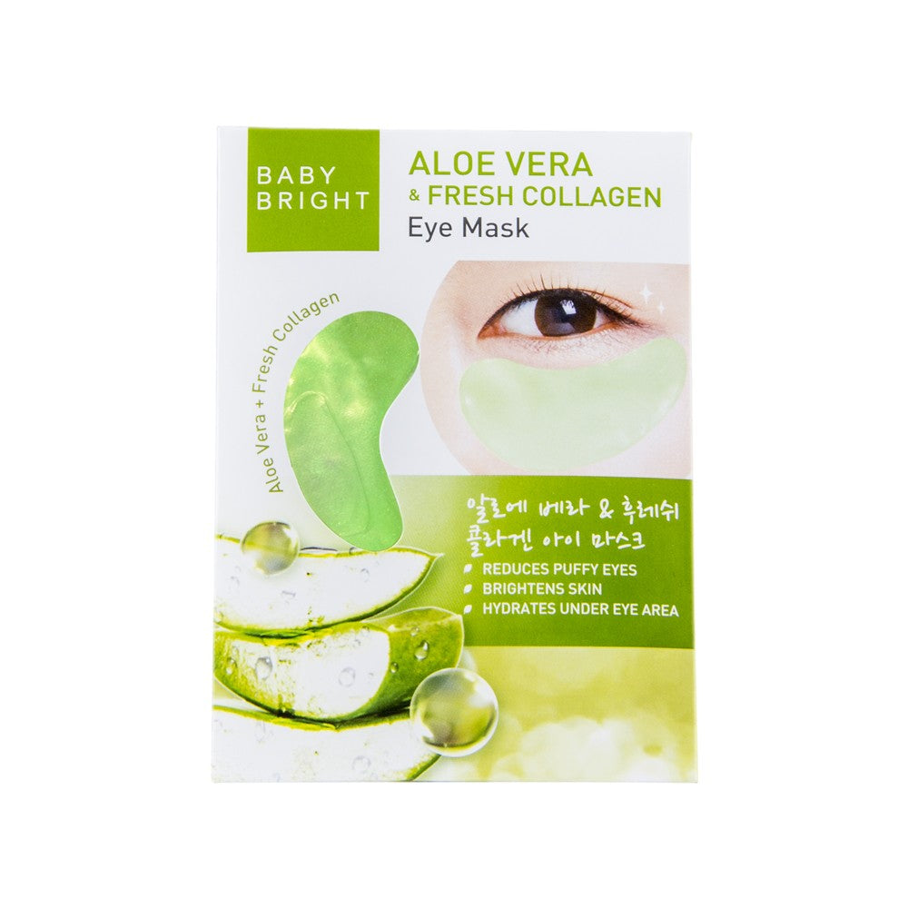 Baby Bright Aloe Vera and Fresh Collagen Eye Mask - 1 Pair