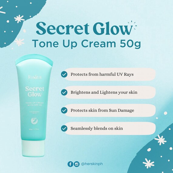 HerSkin Secret Glow Tone Up Cream SPF30 50g