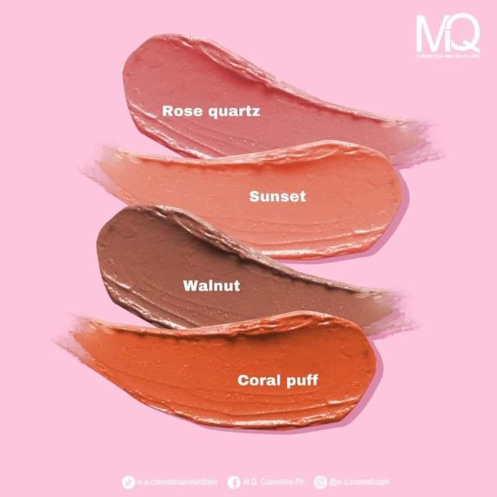 MQ Cosmetics Lip Therapy Nude Collection swatches