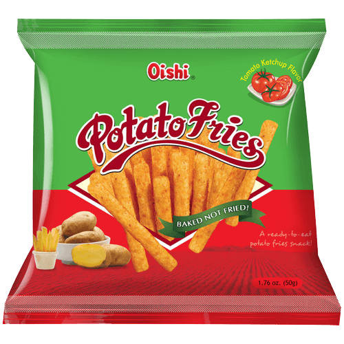 Oishi Potato Fries 50g (Tomato Ketchup)